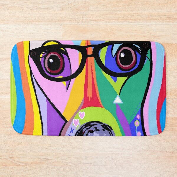 Item preview, Dachshund with Glasses designed and sold by EloiseArt.
