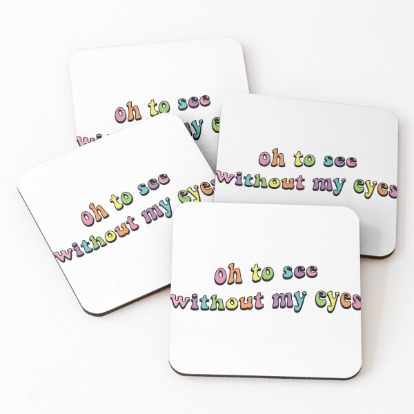Item preview, "oh to see without my eyes" sticker designed and sold by ercoco24.
