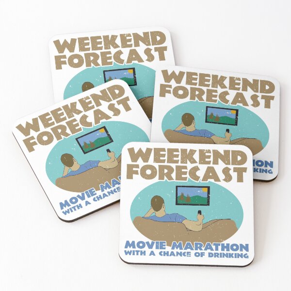 Item preview, Weekend Forecast Movie Marathon Movie Lovers T shirt designed and sold by Dan66.