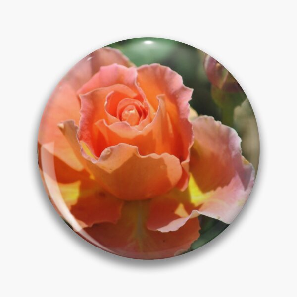 Item preview, Peach and Yellow Ruffled Rose designed and sold by Tamara McDonnell.