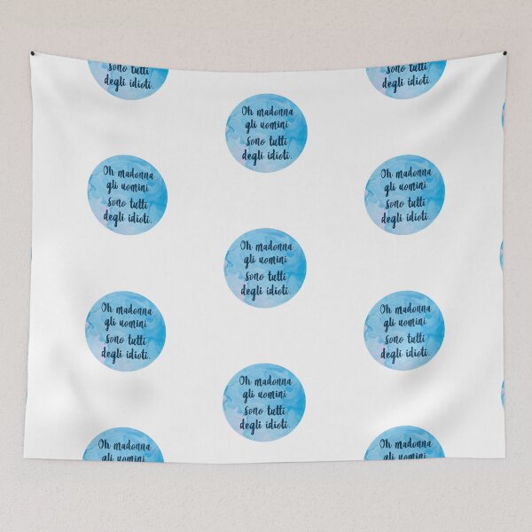 Item preview, Without fail men are idiots Quote Blue | Maya Bishop | Carina DeLuca designed and sold by smolsawyer.