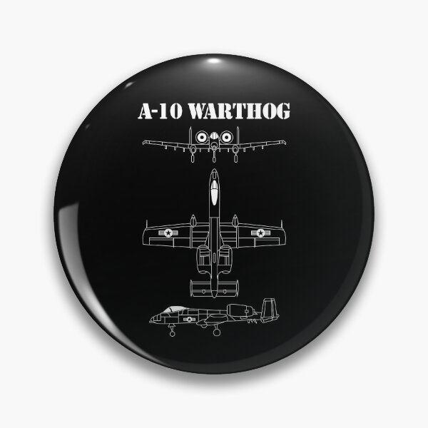 Artikelvorschau, Vintage A-10 Warthog Airplane Schema im weißen Hemd Gang entworfen und verkauft von DynamicDesign.