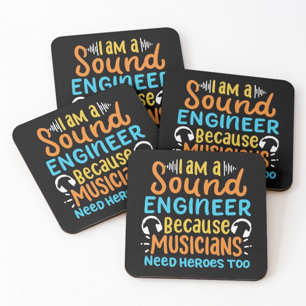 Item preview, I am a Sound Engineer Because Musicians Need Heroes Too | Audiophile  designed and sold by Dancing Dolphin Crafts.