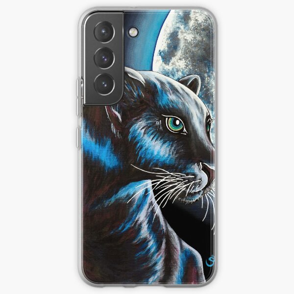 Moon Panther - Shee Endangered Retro Animals Samsung Galaxy Soft Case