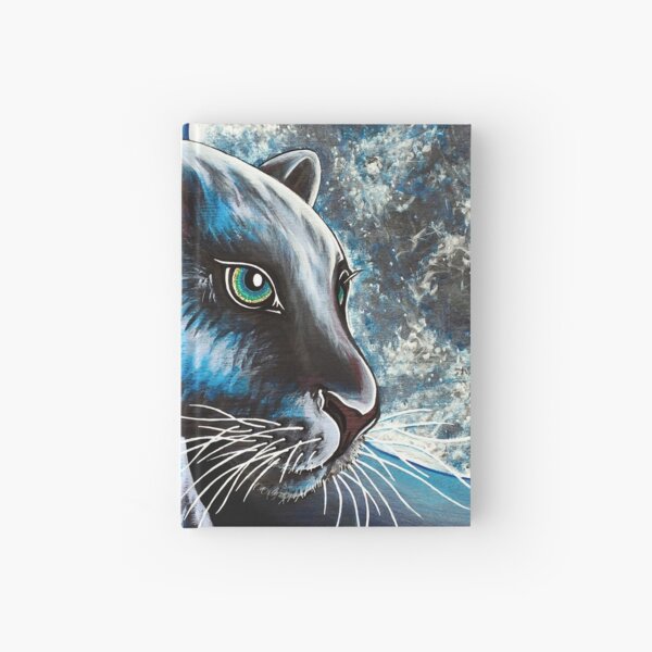 Moon Panther - Shee Endangered Retro Animals Hardcover Journal