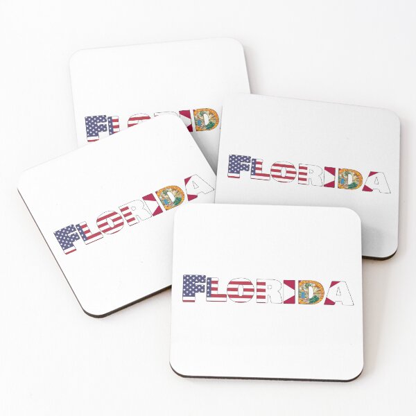 Item preview, Florida State Flag/ American Flag designed and sold by ElevenGraphics.