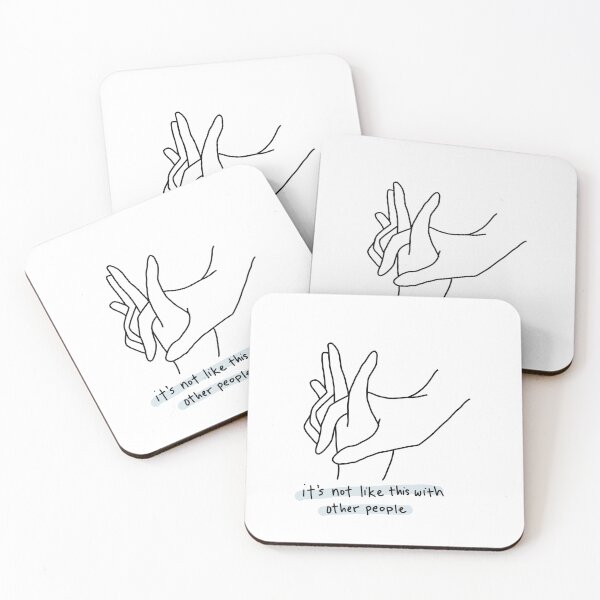 Item preview, Normal People Hands Clasping Quote designed and sold by Kelsey Yin.