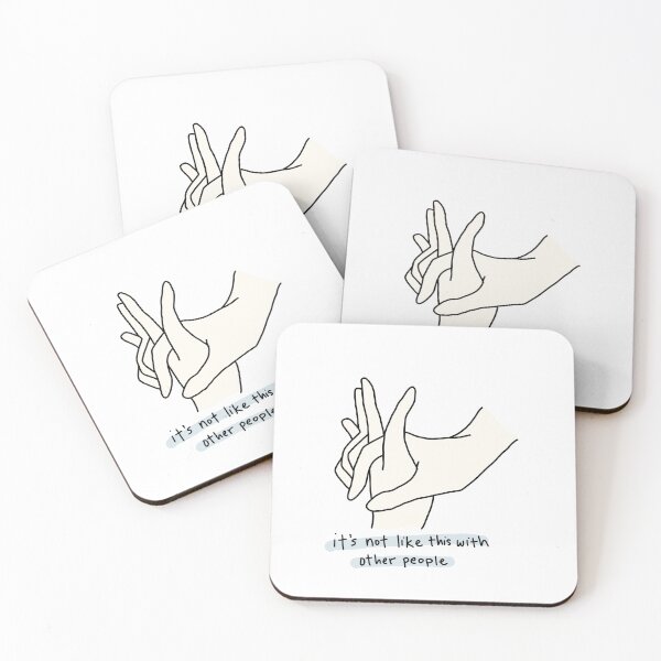 Item preview, Normal People Quote Hands Clasping 2 designed and sold by Kelsey Yin.
