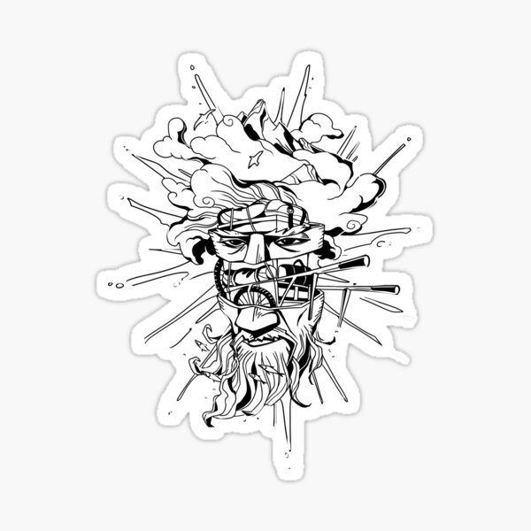 Der längste Weg Kopf Sticker