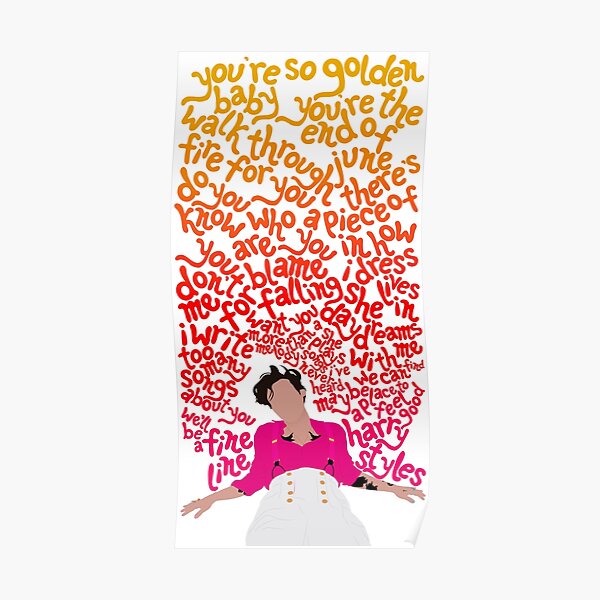 Harry Styles Fine Line Póster