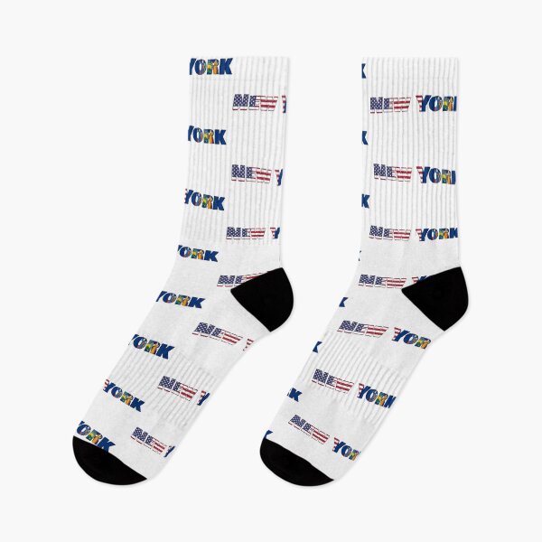 Item preview, New York State Flag/ American Flag designed and sold by ElevenGraphics.