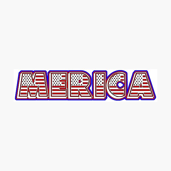 Item preview, MERICA -  AMERICA "USA" - UNITED STATES OF AMERICA designed and sold by Local-Crew.