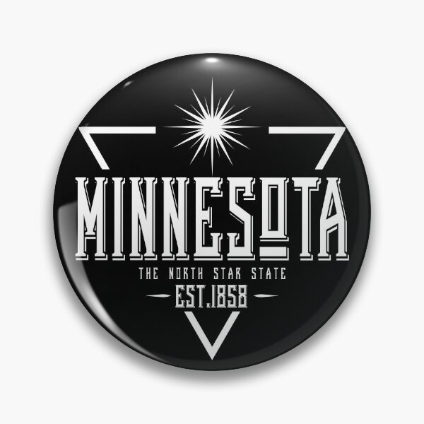 Item preview, Minnesota The North Star State Est. 1858 Stylish Art MN Pride Shirt Gear designed and sold by DynamicDesign.
