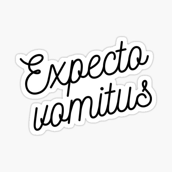 expecto-vomitus-eyesasdaggers-sticker-by-eyesasdaggers-redbubble