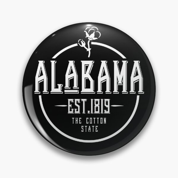 Item preview, Alabama The Cotton State Est. 1819 Stylish Art AL Pride Shirt Gear designed and sold by DynamicDesign.