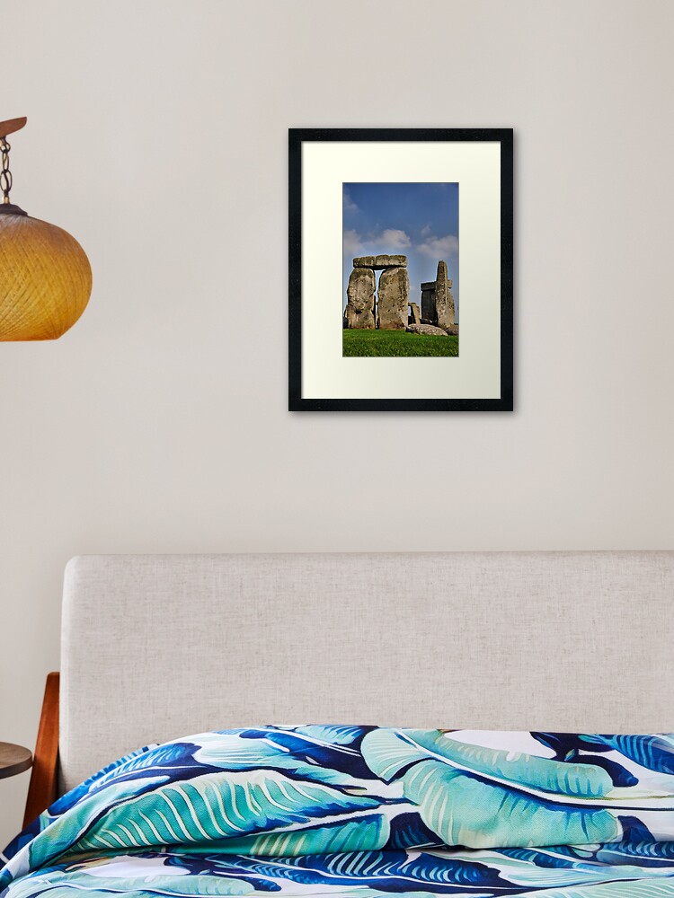Thumbnail 1 of 7, Framed Art Print, Stone Henge #1 designed and sold by Paul Eden.