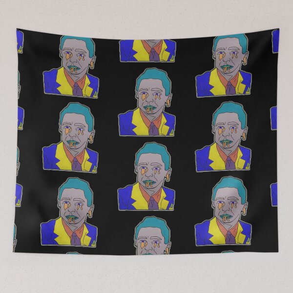Item preview, Drowning Man Dark Blue & Teal designed and sold by LadyMayDesigns9.