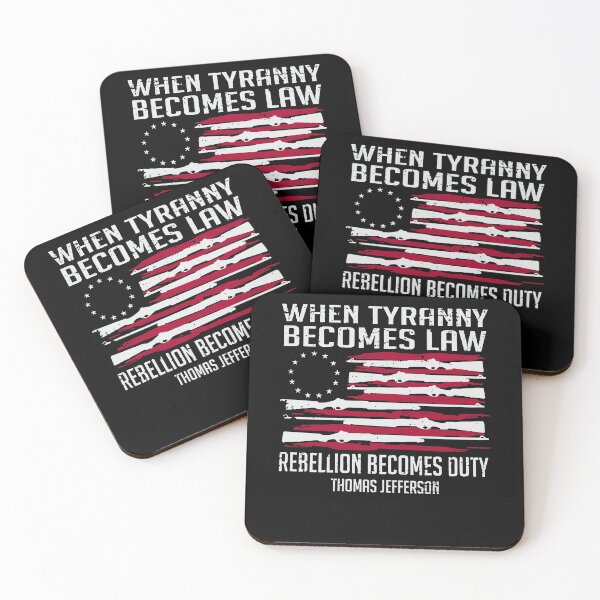 Item preview, When Tyranny Becomes Law Rebellion Becomes Duty Thomas Jefferson designed and sold by GlendaMason.