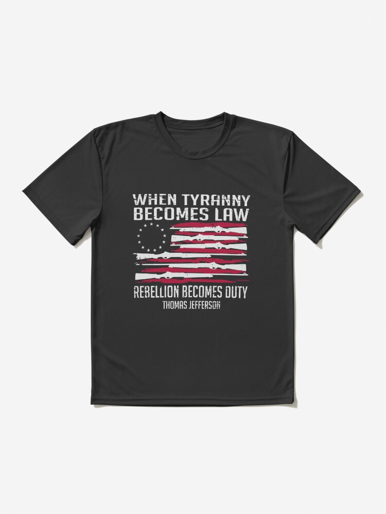 rebellion becomes duty shirt