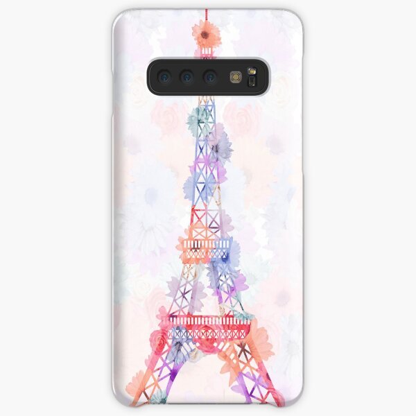 Flower Eiffel Tower Paris Samsung Galaxy Snap Case