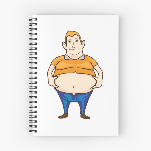 Item preview, Fat man caught his belly designed and sold by maipadpro.