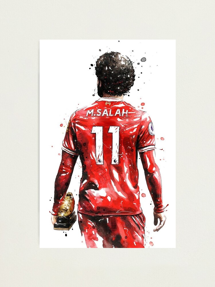 Mohamed Salah Jersey Photographic Print for Sale by CoreyGodbold