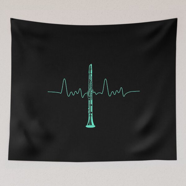 Item preview, Heartbeat clarinet designed and sold by bestshirtdesign.