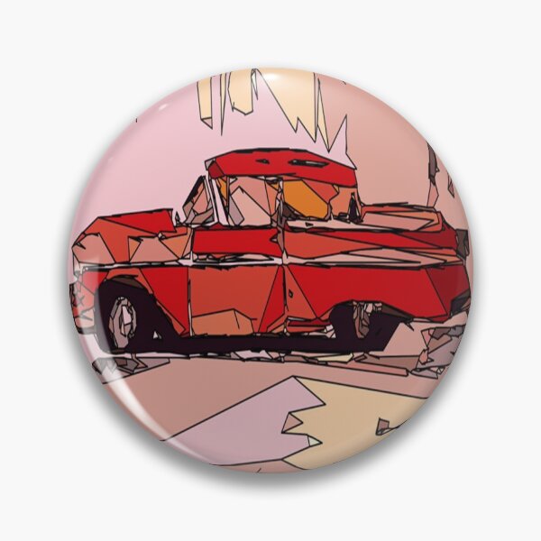 Artikelvorschau, rotes Auto entworfen und verkauft von AndyWorthyArt.