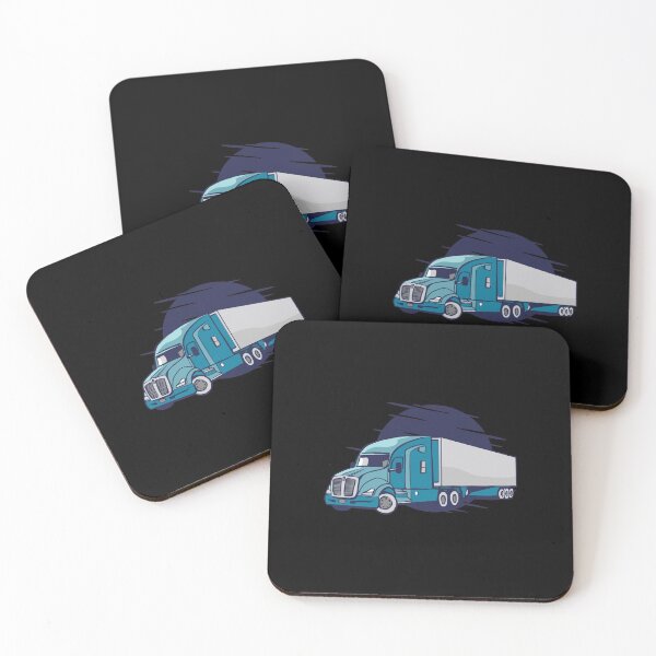 Item preview, semi-truck illustration  designed and sold by pirminio.