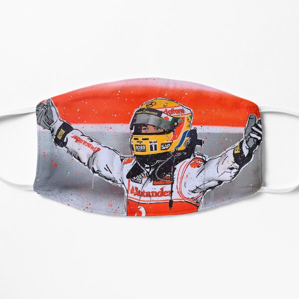 Lewis Hamilton - McLaren F1 graffiti painting by DRAutoArt Flat Mask
