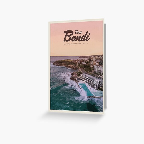 Visit Bondi Greeting Card