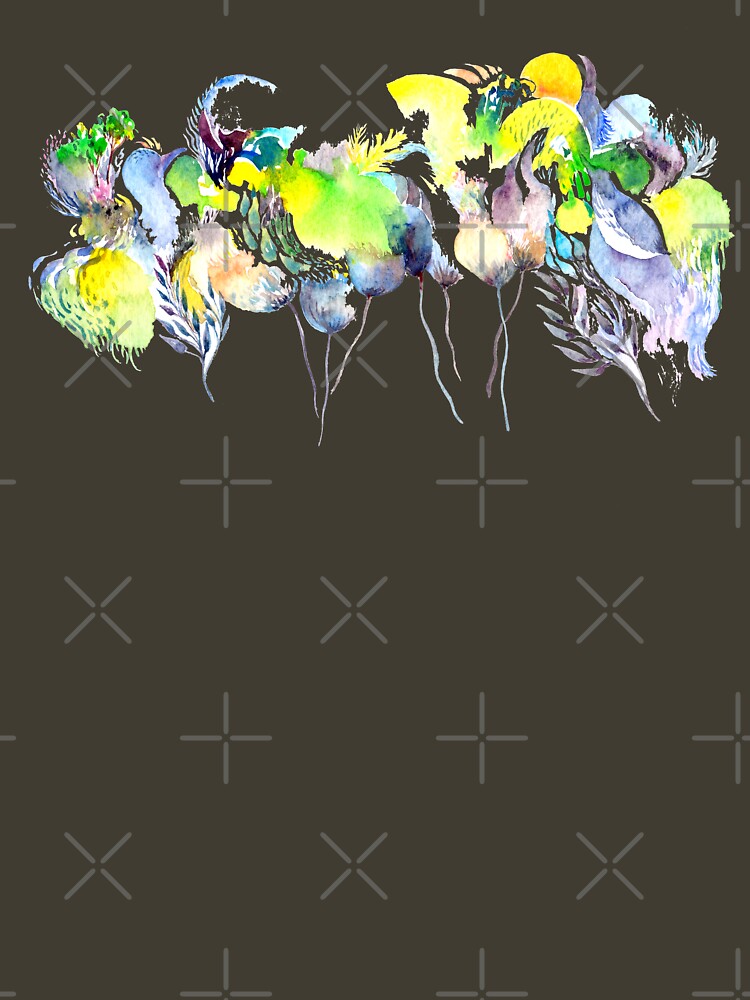Abstract Blue Birds by whya