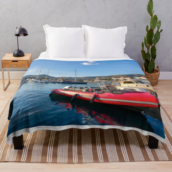 Item preview, Trogir Red Boat Vista designed and sold by hawkie.