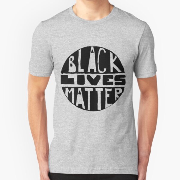 Black Lives Matter - Filled Slim Fit T-Shirt