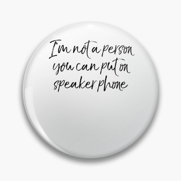 Item preview, I'm Not a Person You Can Put on Speaker Phone Funny Workout Quote designed and sold by TNDesignStudio.