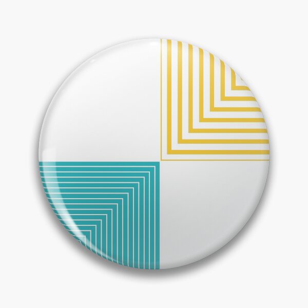 Aperçu de l'œuvre Carrés Pop Couleur - Turquoise et Jaune créée et vendue par LAEC-Shop.