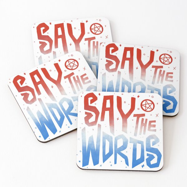 Item preview, Say The Words Quote Sarah Alder Fort Salem Typography designed and sold by ShipperDesigns.
