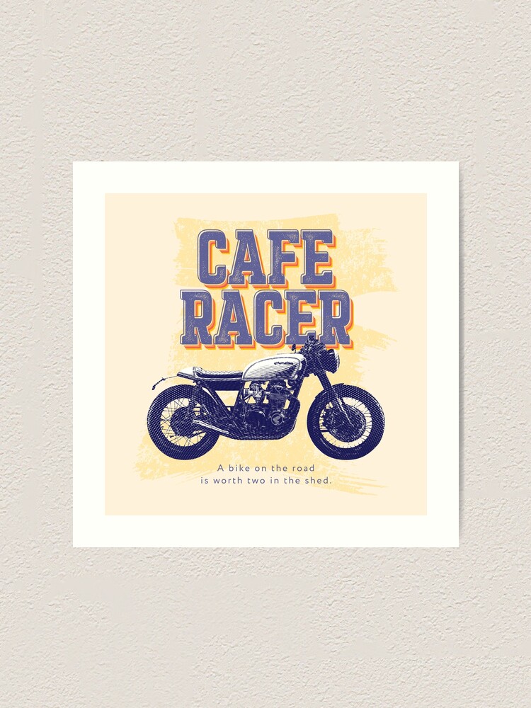 Cafe racer vintage bike | classic motorcycle | quotes