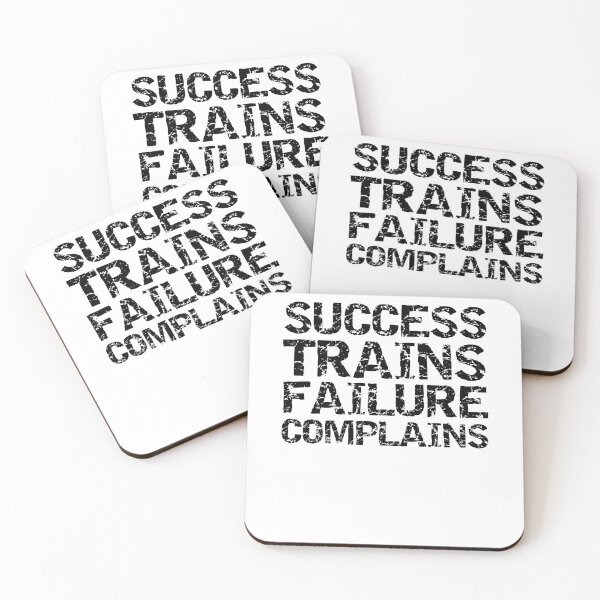 Item preview, Inspirational Success Trains Failure Complains Funny Workout Quote designed and sold by TNDesignStudio.
