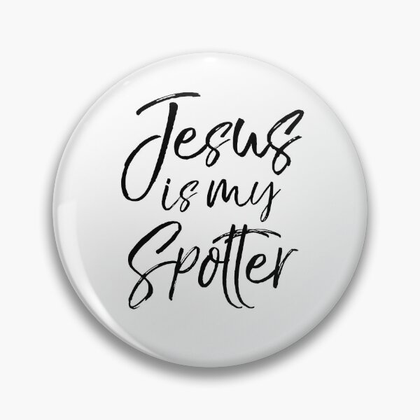 Item preview, Jesus is My Spotter Funny Workout Quote designed and sold by TNDesignStudio.