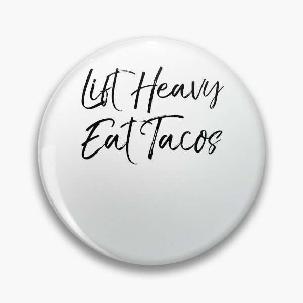 Item preview, Lift Heavy Eat Tacos Funny Workout Quote designed and sold by TNDesignStudio.