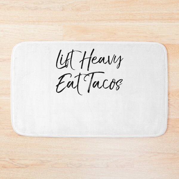 Item preview, Lift Heavy Eat Tacos Funny Workout Quote designed and sold by TNDesignStudio.