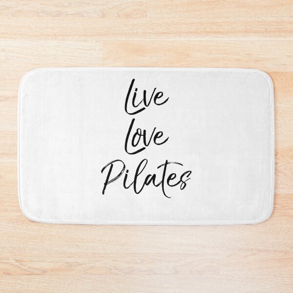 Item preview, Live Love Pilates Funny Workout Quote designed and sold by TNDesignStudio.