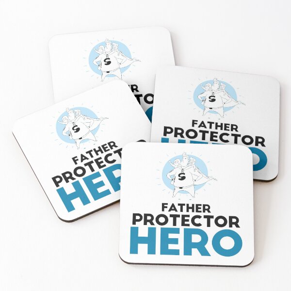 Item preview, FATHER GIFT : FATHER PROTECTOR HERO, father's day gift, super father designed and sold by Edgy DESIGNS.