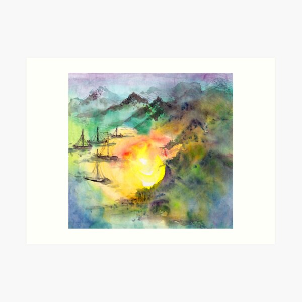 Sailing Home Art Print