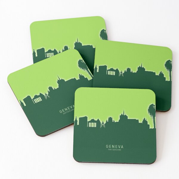 Item preview, Geneva Switzerland Skyline designed and sold by ArtPrints.