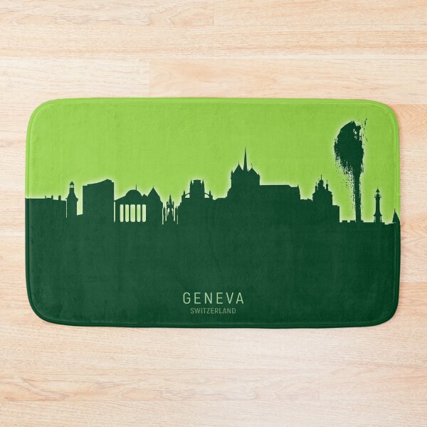Item preview, Geneva Switzerland Skyline designed and sold by ArtPrints.