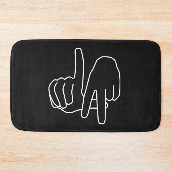 Item preview,  LOS ANGELES -LA  HAND SIGNAL SIGN  (WHITE) designed and sold by Local-Crew.