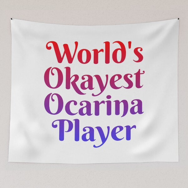 Item preview, World's Okayest Ocarina Player designed and sold by ojdart.