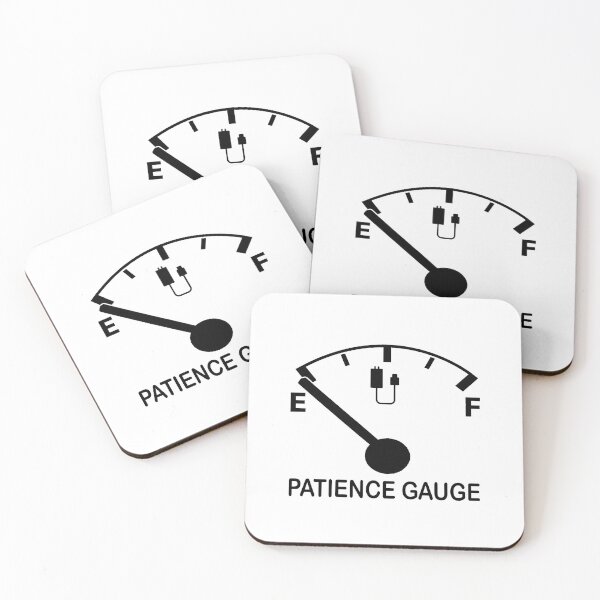 Item preview, Patience Gauge Empty designed and sold by headpossum.